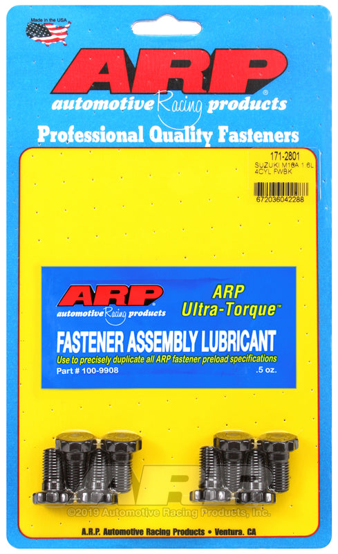ARP Flexplate Bolts suit Ford EA EB ED EF EL AU BA BF FG Falcon 4L SOHC Intech Barra.