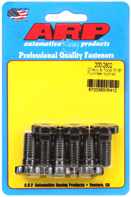 ARP 200-2802 Flywheel Bolts suit Ford XR-XE EB ED EF EL AU Falcon 289w 302w 351w 5L Windsor, Holden 253 308 304 5L V8