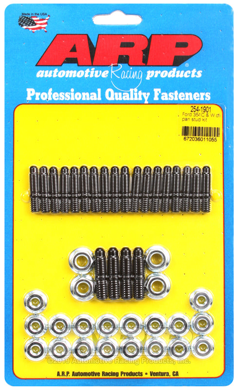 ARP 254-1901 Ford Small Block Cleveland/Windsor Early Oil Pan Stud Kit Also fits Holden 308