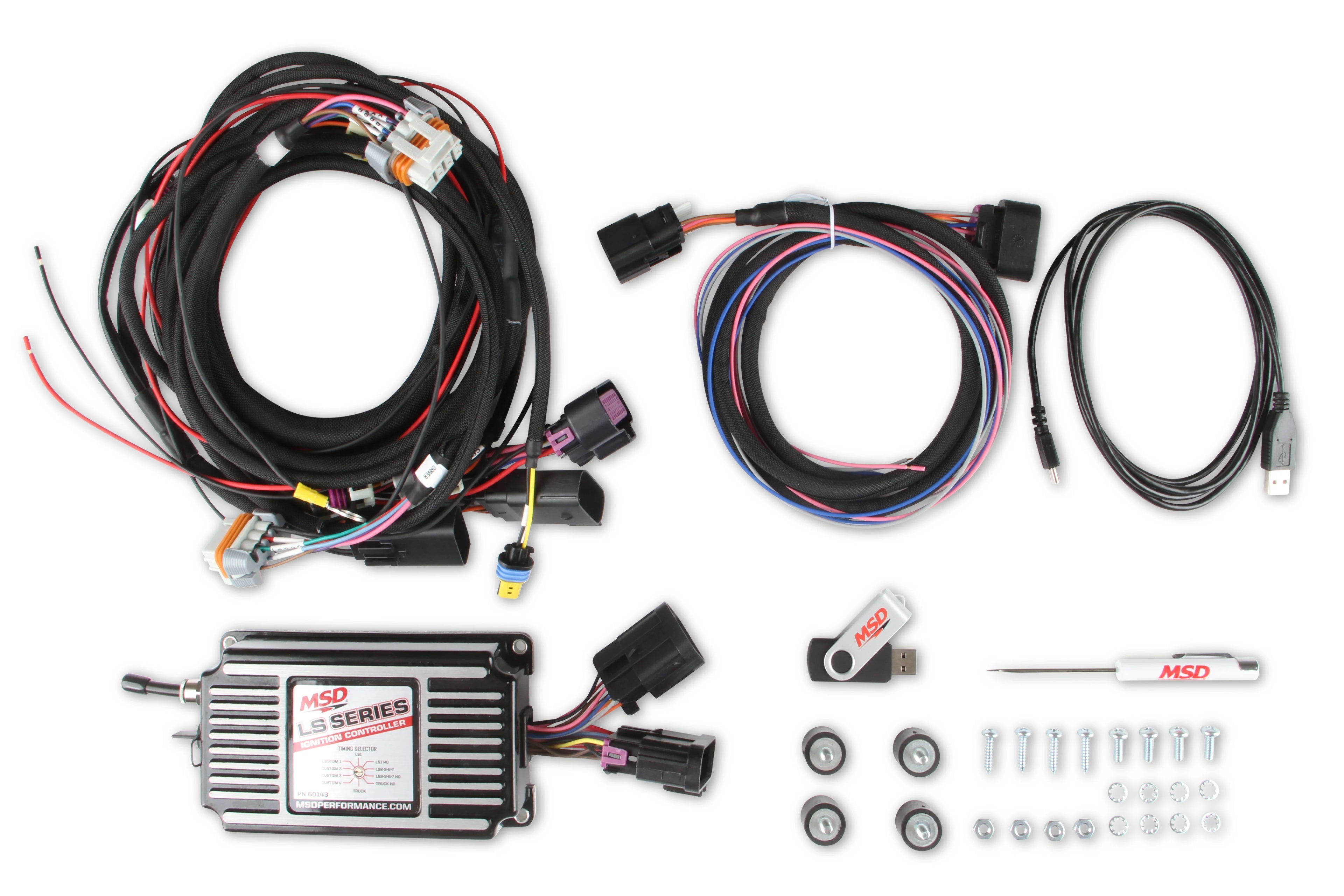MSD60143 - MSD LS SERIES IGNITION CONTROLLER FITS GM LS ENGINES - Black Edition