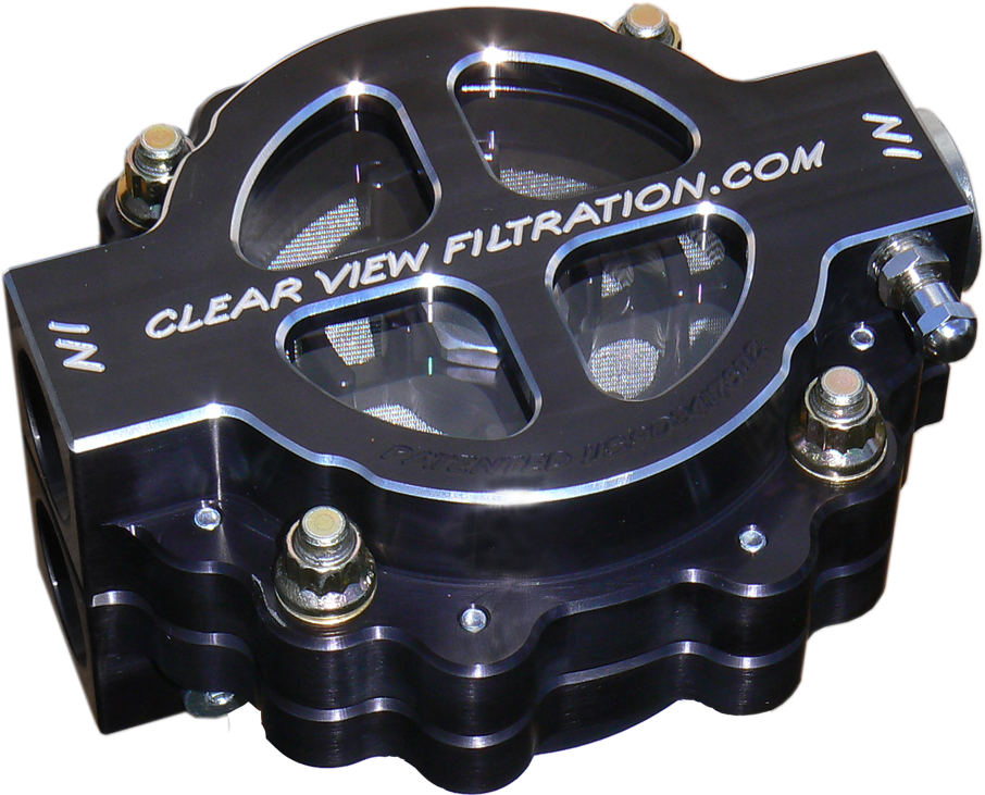 Clearview 4″ Hi-Flow Dry Sump Filter 115-micron BC445-115-B
