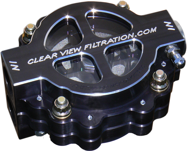 Clearview 4″ Hi-Flow Dry Sump Filter 115-micron BC445-115-B