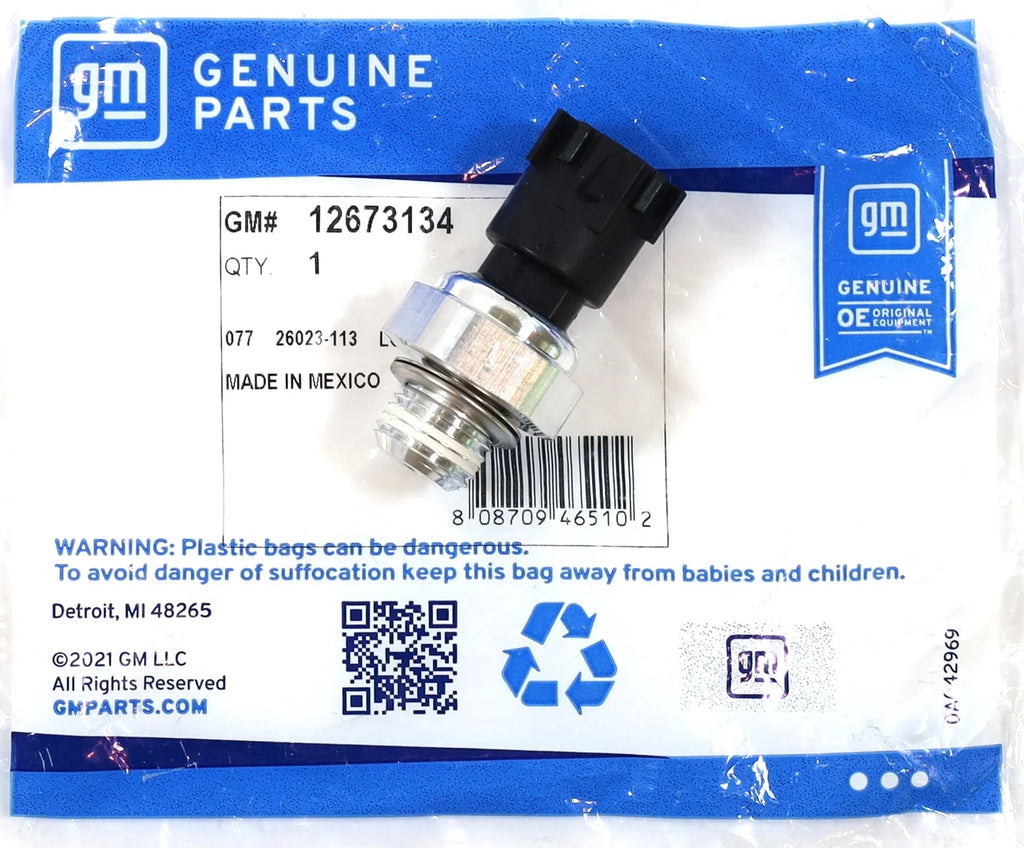 Genuine GM Oil Pressure Sensor Large Plug July 2009 Onwards