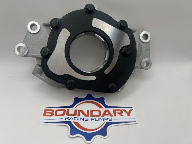 Boundary Oil Pump LS Engine - Billet Gear Standard Flow Vane Ported 80psi bypass