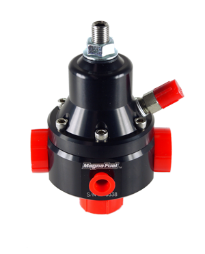 MagnaFuel Large EFI Race Port 2000hp 2-PORT 1:1 REG MP-9950-B-BLK