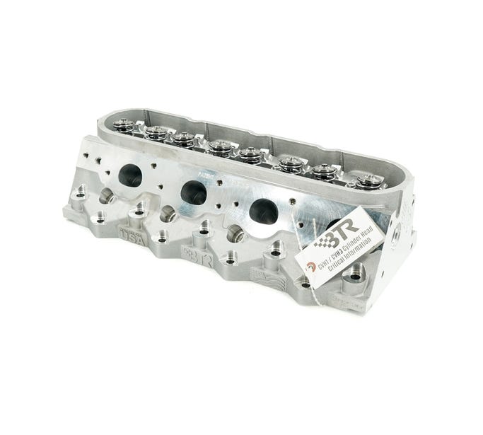 BTR CANTED VALVE LS CYLINDER HEAD - LS1 6 BOLT - CNC PORTED - ASSEMBLED - BTR-CVH1C-6A
