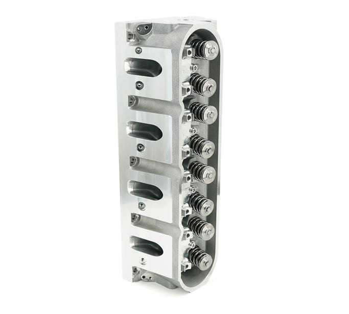 BTR CANTED VALVE LS CYLINDER HEAD - LS1 6 BOLT - CNC PORTED - ASSEMBLED - BTR-CVH1C-6A