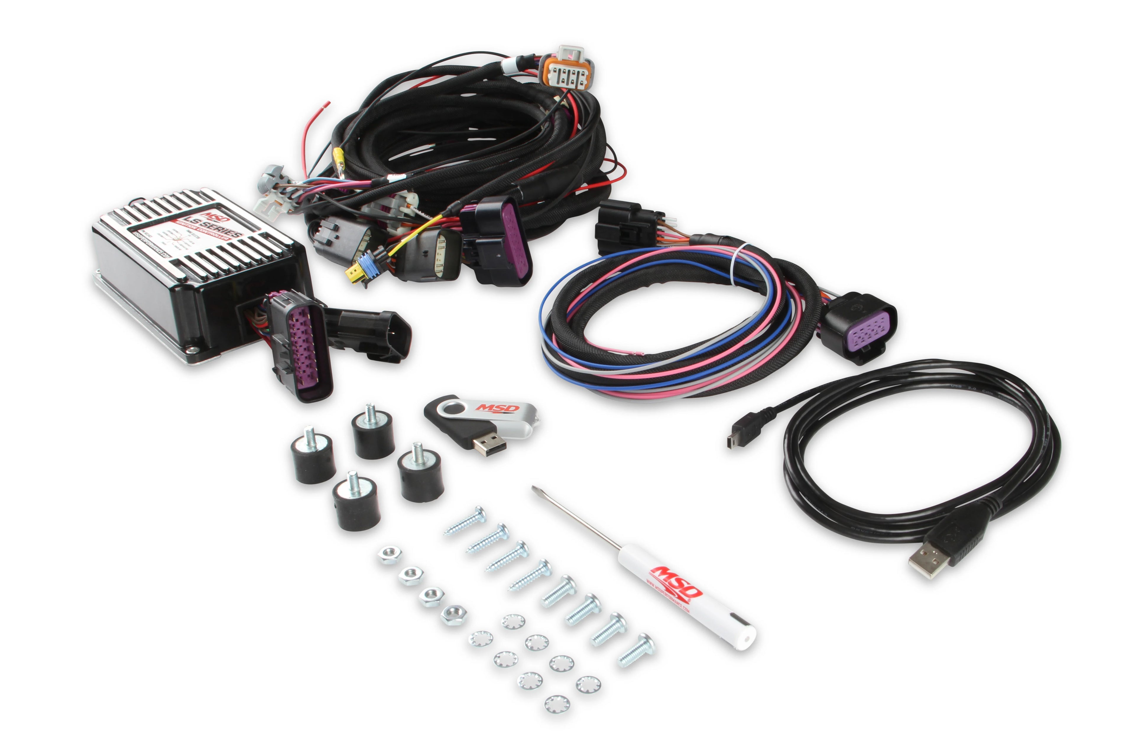 MSD60143 - MSD LS SERIES IGNITION CONTROLLER FITS GM LS ENGINES - Black Edition