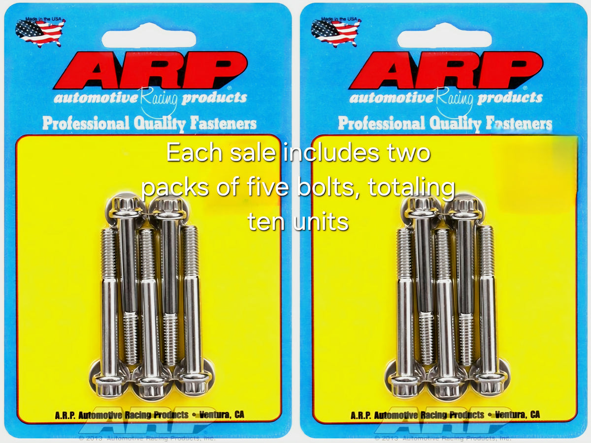 LS INTAKE MANIFOLD BOLTS FOR Edelbrock/Holley Modern style 12PT kit Ploished