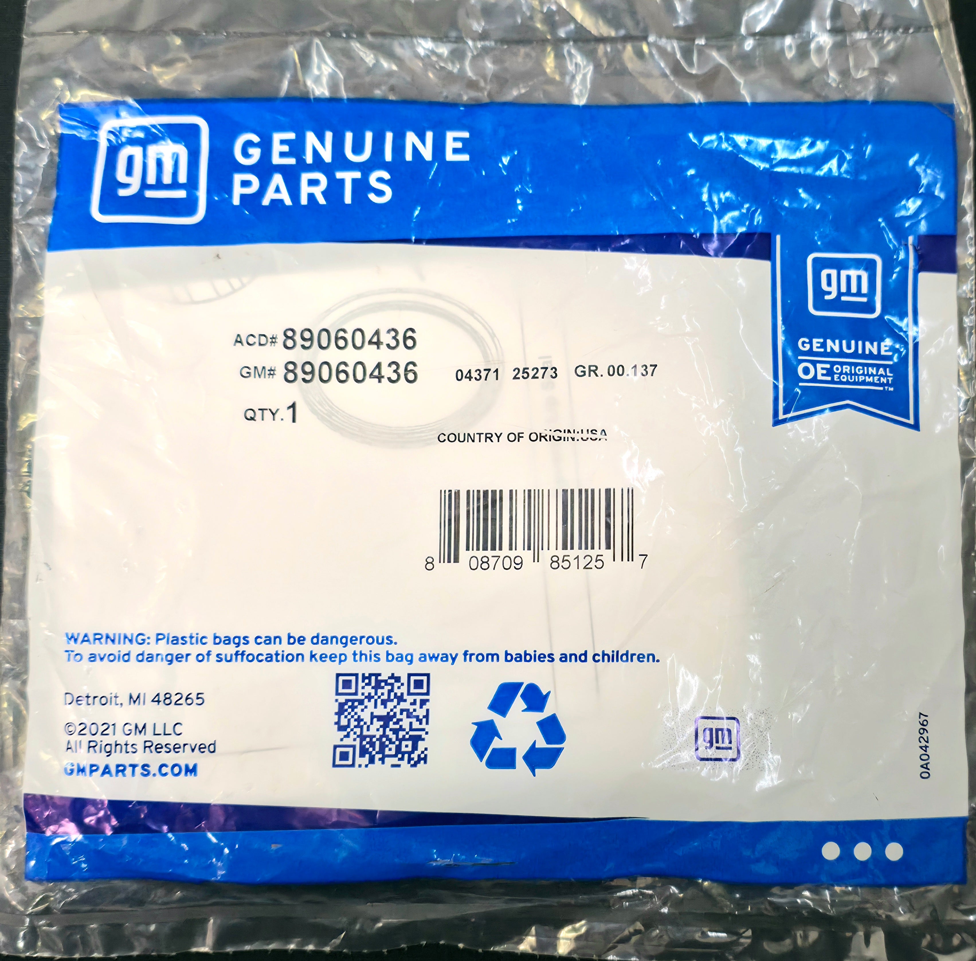 Genuine GM LS Rear Main Seal