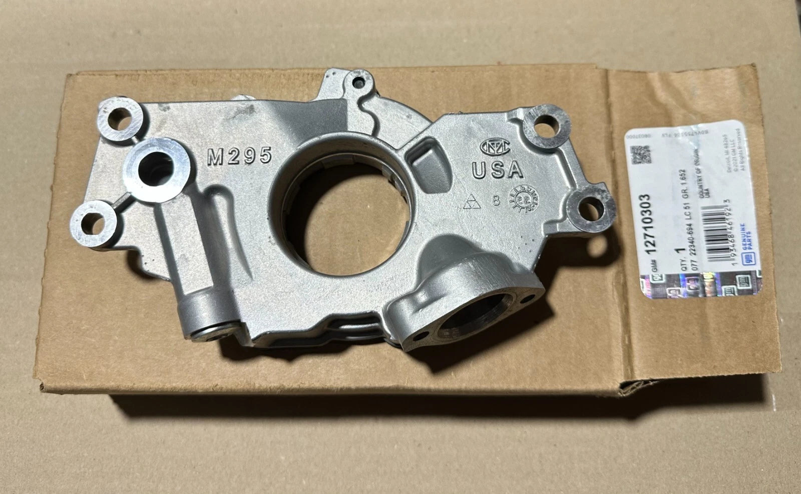 Genuine Gm Performance Oil Pump "Melling"